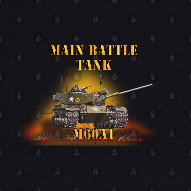 Main Battle Tank - M60A1 w Fire- Right Face X 300 by twix123844